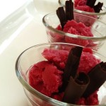 pomegranate sorbet