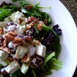 Creamy Tarragon Chicken Salad With Grapes and Pecans