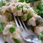 asparagus and leek risotto