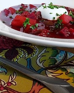 Borscht with Beef and Beets