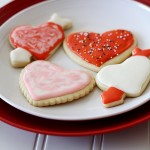 Valentine Cut Out Cookies