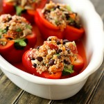 Vegetarian Quinoa Stuffed Bell Peppers