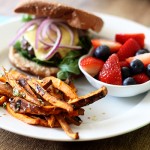 sweetpotatofries Sweet Potato Fries with Garlic and Parmesan
