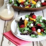 Spring Mix Salad with Raspberries