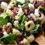 tortellinisalad Tortellini Salad with Feta, Pecans, and Cranberries,
