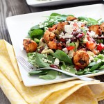 tandoori chicken with spinach and couscous