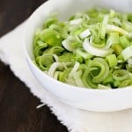 how to clean leeks