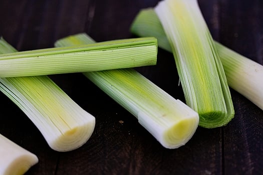 leeks-cut how to cut leeks