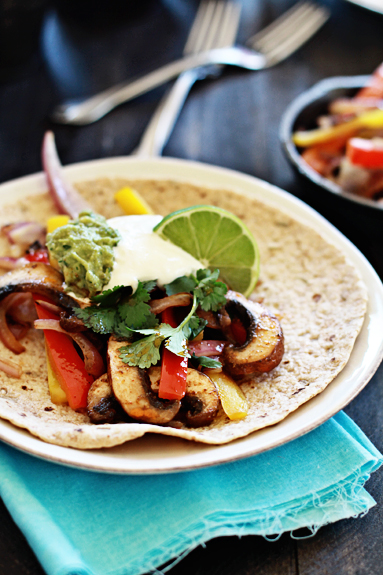 portabellafajitas vegetarian fajitas
