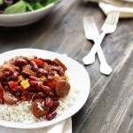 red beans and rice with andouille sausage