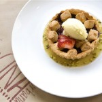 roasted strawberry dessert cucina urbana