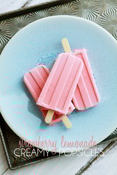 creamy strawberry popsicle recipe