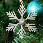 glitter snowflake ornaments glitter snowflake ornaments