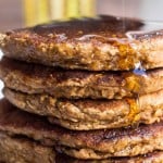 Healthy Applesauce & Oatmeal Pancakes-featured image