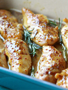 Easy Recipe for Baked Honey Mustard Chicken