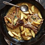 Apple Cider Sage Pork Chops with Caramelized Apples
