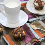 Pumpkin Cupcakes with Cream Cheese Frosting and Caramel Pecan Glaze Pumpkin Cupcakes with Cream Cheese Frosting and Caramel Pecan Glaze