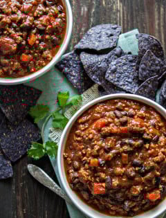 Pumpkin Black Bean Turkey Chili + Tips on How NOT to Make Chili