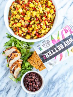 Chipotle Lime Cilantro Grilled Chicken - Grilled Chicken Walking Tacos