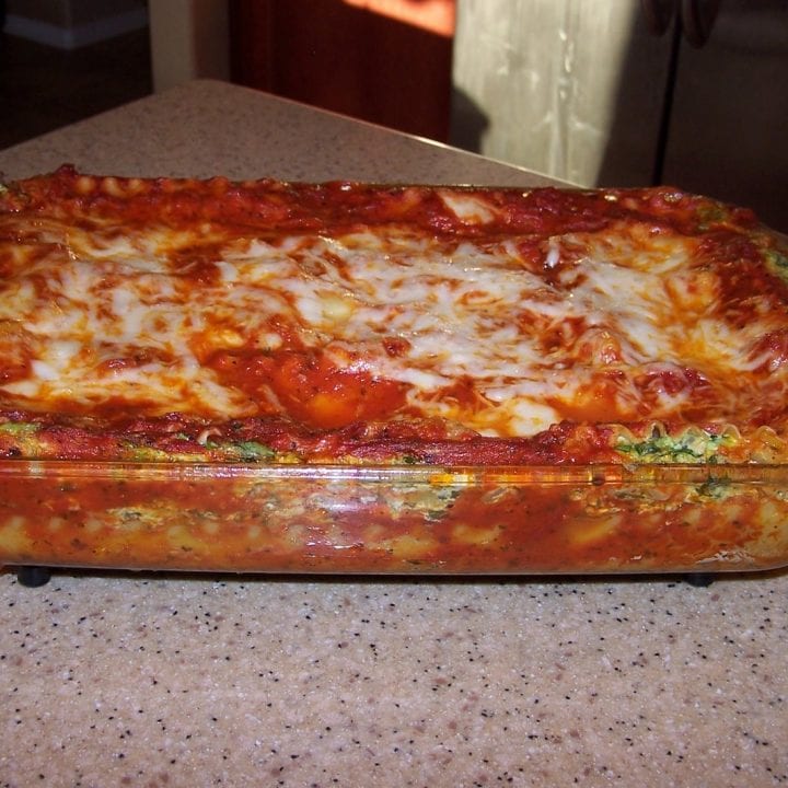 Spinach and Mushroom Lasagna
