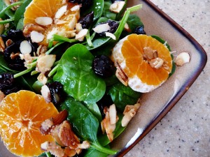 clementine spinach salad