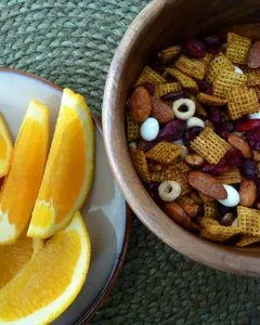Cranberry-Orange Multi-Grain Snack Mix