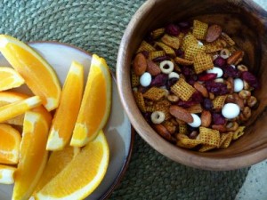 Cranberry-Orange Multi-Grain Snack Mix