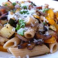 Roasted Vegetables with Pasta