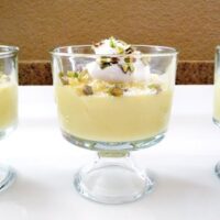 white chocolate pudding