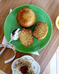 Buttermilk Olive Oil Muffins with Lemon and Honey
