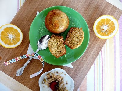 Buttermilk Olive Oil Muffins with Lemon and Honey