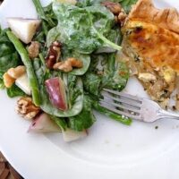 caramelized onion quiche