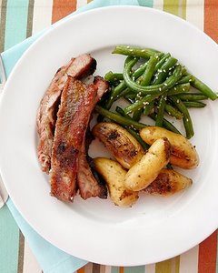 Peach Honey Ginger Ribs