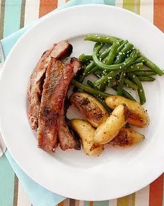 Peach Honey Ginger Ribs