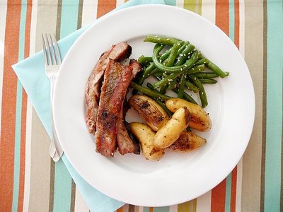 Peach Honey Ginger Ribs