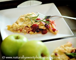 Flat Cranberry Apple Pie