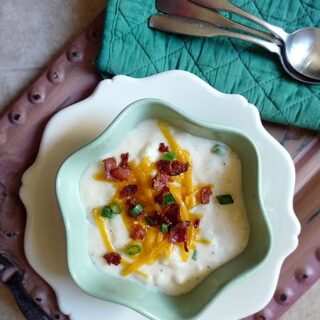 Lighter Baked Potato Soup