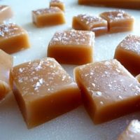 Orange Scented Salted Caramels