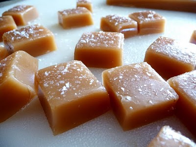 Orange Scented Salted Caramels