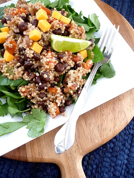 Quinoa Taco Salad with Black Beans