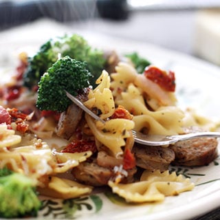 Bow Tie Pasta with Sausage