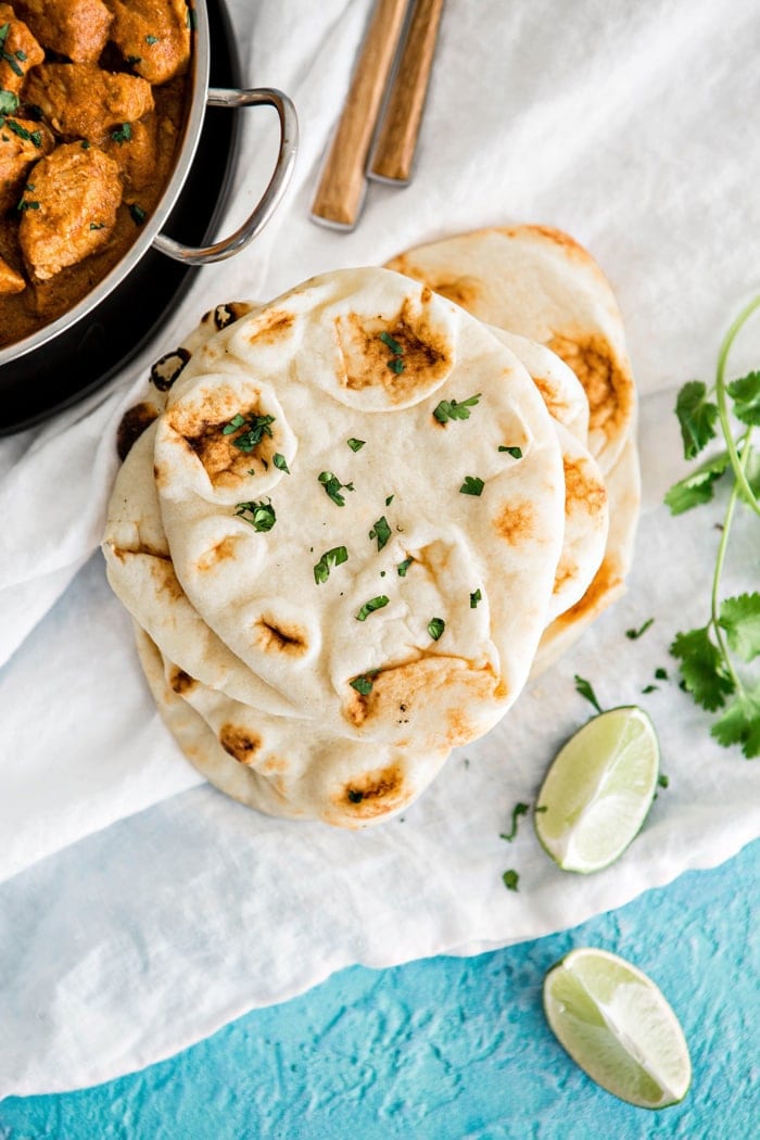 Recipe and Photo of Homemade Indian Naan Bread