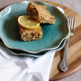 White Chocolate Blondies with Macadamia Nuts