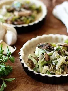 Leek and Mushroom Tart