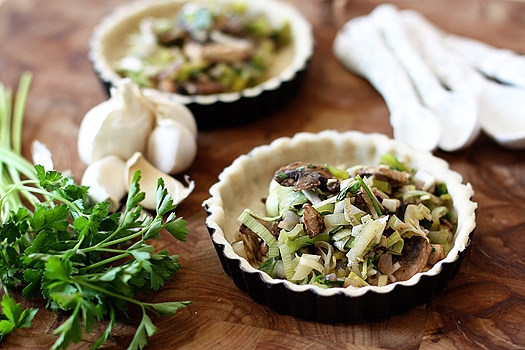 Leek and Mushroom Tart