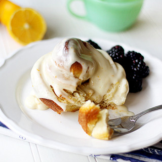 Meyer Lemon Sticky Rolls