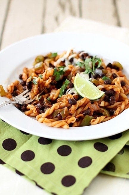 Southwestern Black Bean Pasta 