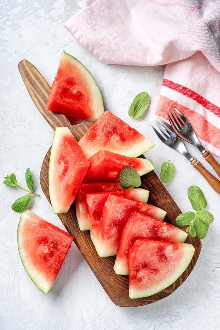 photo of ingredients to make watermelon lemonade