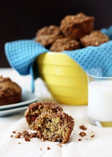 Cherry Zucchini Muffin Recipe