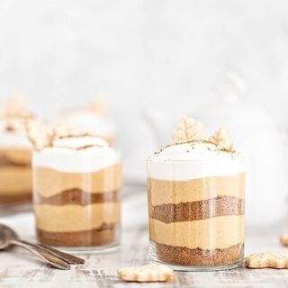 No Bake Pumpkin Cheesecakes